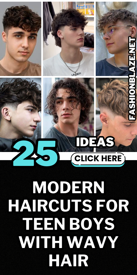 25 Modern Haircuts For Teen Boys With Wavy Hair