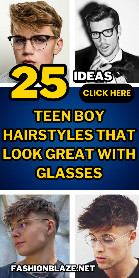 25 Teen Boy Hairstyles That Look Great With Glasses