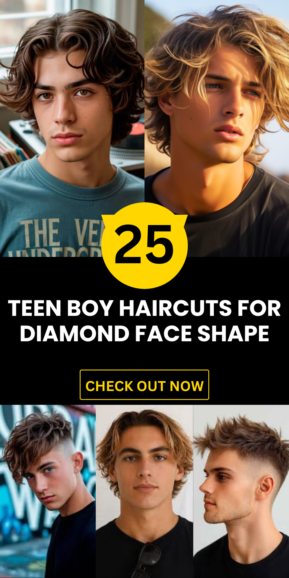 25 TEEN BOY HAIRCUTS FOR DIAMOND FACE SHAPE