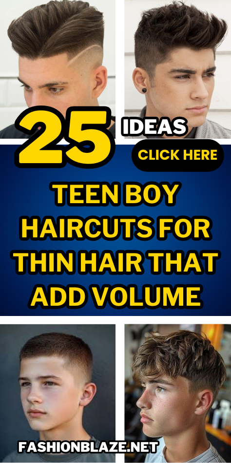 25 TEEN BOY HAIRCUTS FOR THIN HAIR THAT ADD VOLUME