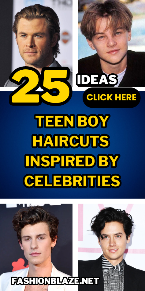 25 TEEN BOY HAIRCUTS INSPIRED BY CELEBRITIES