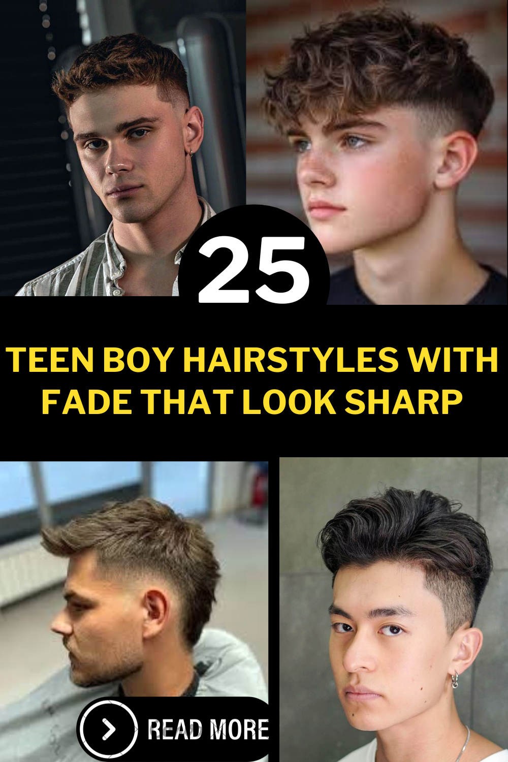 25 TEEN BOY HAIRSTYLES WITH FADE THAT LOOK SHARP