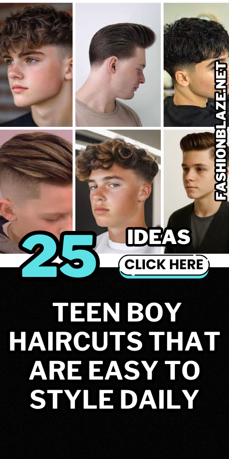 25 Teen Boy Haircuts That Are Easy To Style Daily