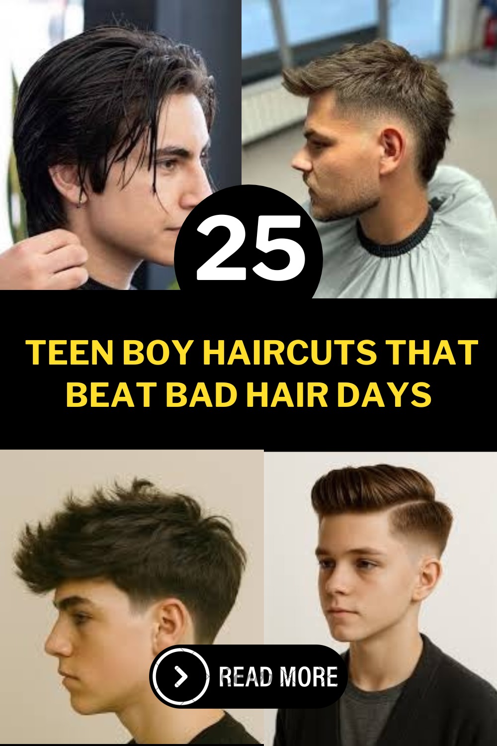 25 Teen Boy Haircuts That Beat Bad Hair Days