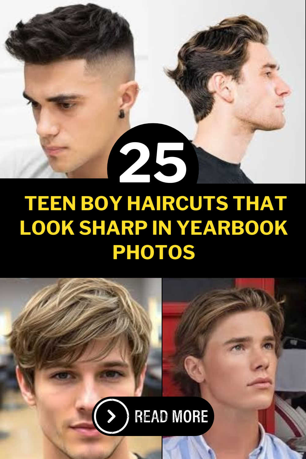 25 Teen Boy Haircuts That Look Sharp In Yearbook Photos
