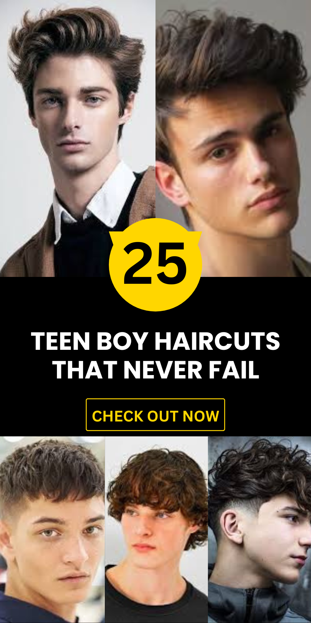 25 Teen Boy Haircuts That Never Fail