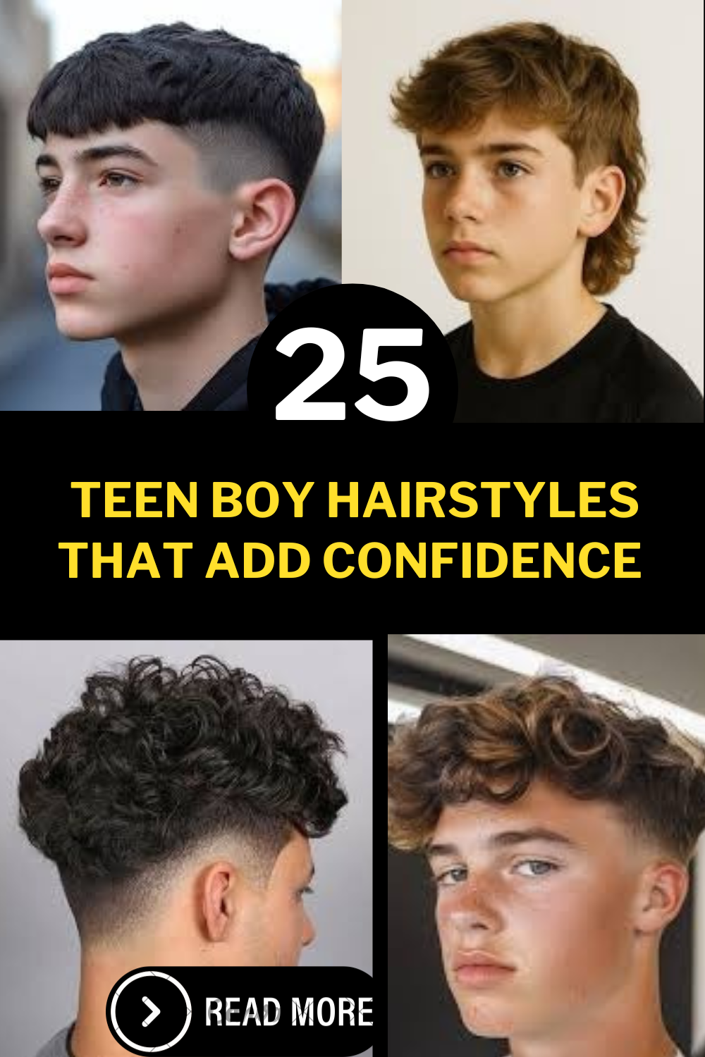 25 Teen Boy Hairstyles That Add Confidence