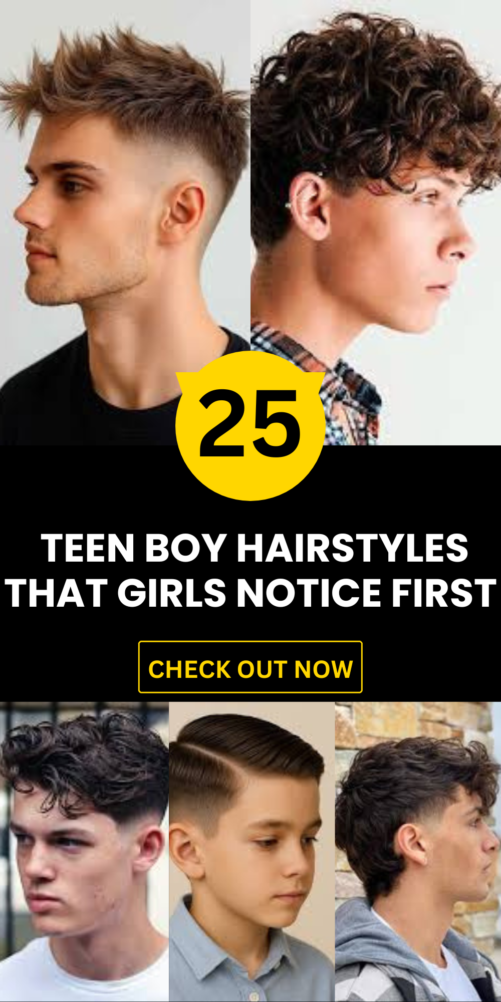 25 Teen Boy Hairstyles That Girls Notice First