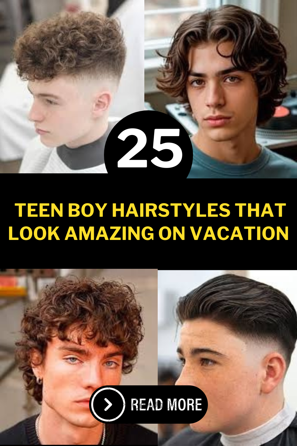 25 Teen Boy Hairstyles That Look Amazing On Vacation