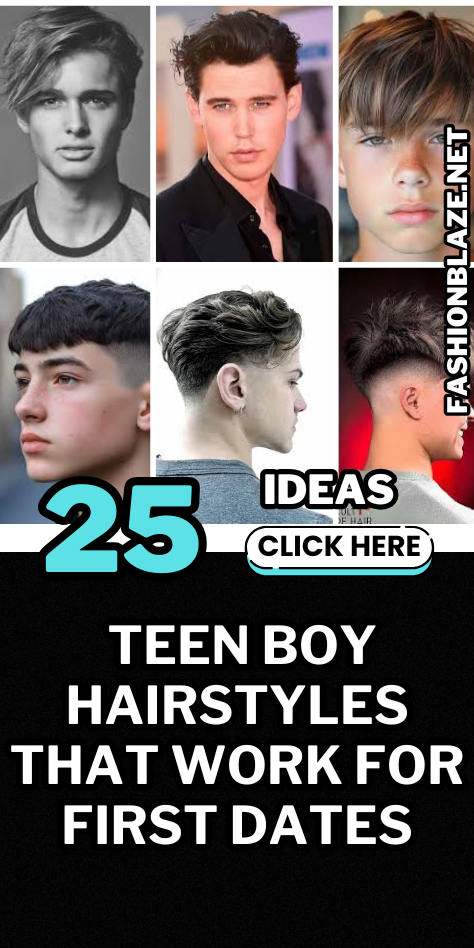 25 Teen Boy Hairstyles That Work For First Dates