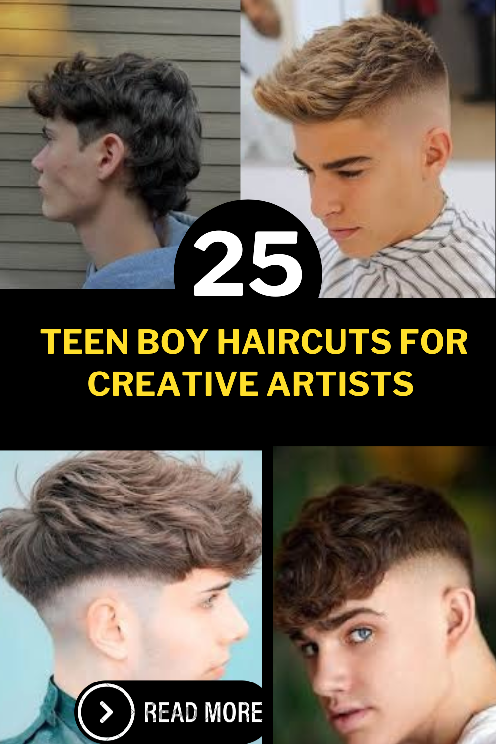 25 Teen Boy Haircuts For Creative Artists