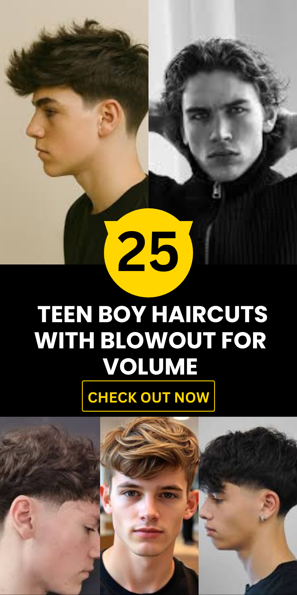 25 Teen Boy Haircuts With Blowout For Volume
